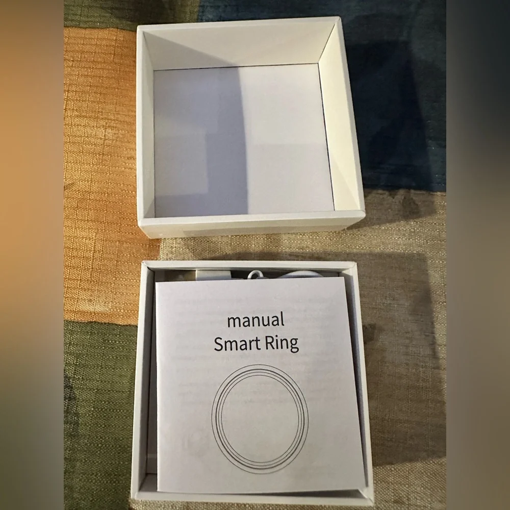 Smart Ring Health Tracker with LED Display Screen - Black - New In Box